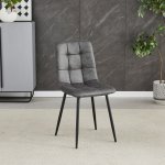 Autronic CT-281 BK3 antracitová látka nohy černý kov – Zboží Dáma