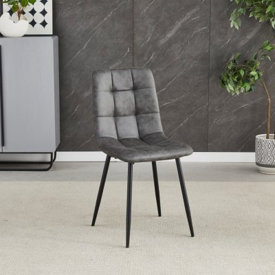 Autronic CT-281 BK3 antracitová látka nohy černý kov – Zboží Dáma