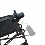 Eroute 7001 Elektrický karbonový invalidní vozík skládací – Zboží Mobilmania