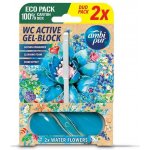 AMBI PUR WC Active gel blok 2 x 45 g vodní květy – Zboží Dáma