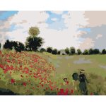 ZUTY Malování podle čísel VLČÍ MÁKY CLAUDE MONET 40 x 50 cm – Zboží Dáma