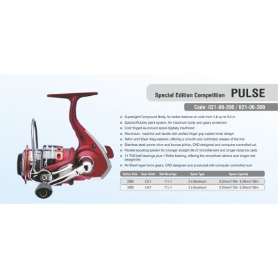 AWA-Shima PULSE RS SPEC. EDITION TOURNAMENT 1000 FD 11+1BB 2 ALU SPOOLS – Hledejceny.cz