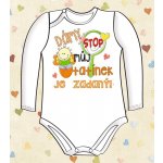 Originální body s nápisem Dámy STOP můj tatínek je zadaný – Hledejceny.cz