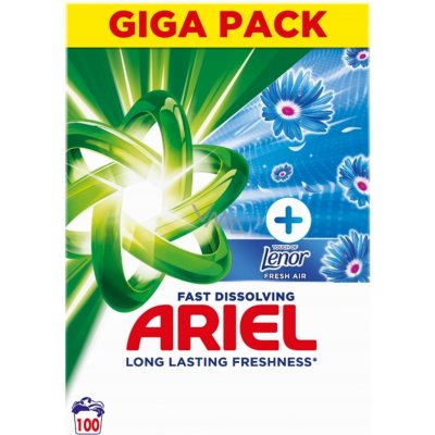 Ariel Fast Dissolving + Lenor prací prášek Fresh Air 5,5 kg – Hledejceny.cz