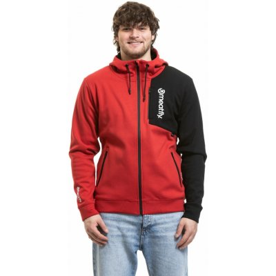 Meatfly mikina Lightyear Red Light / Černá – Zboží Mobilmania