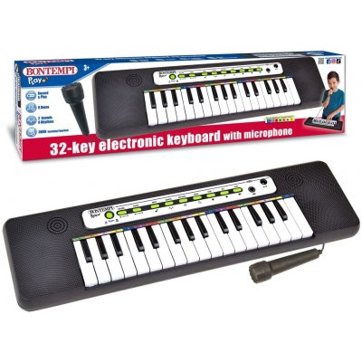 Bontempi Elektronické klávesy se 32 klávesami 47x13 5x4 cm – Hledejceny.cz