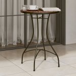 OMAXI 473836 Mozaikový bistro stolek terakota Ø 50 x 70 cm keramika – Hledejceny.cz