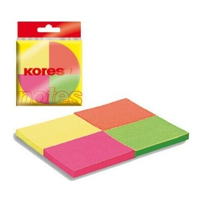 Bloček Kores Multicolor 40x50 mm 4 barvy – Hledejceny.cz