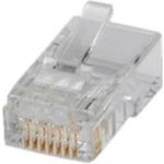 DATACOM Konektor RJ45 STP Cat5e 8p8c 10 ks, pro drát 4126 – Zboží Mobilmania