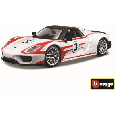 Bburago Race Porsche 918 Bíláach 18 28009 bílá 1:24 – Zbozi.Blesk.cz