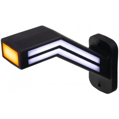 Poziční LED (tykadlo) gumové pravé - červeno/bílo/oranžové, 12-24V,ECE – Hledejceny.cz
