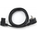 PREMIUMCORD napájecí kabel 230V 2m úhlový 90st, kpsp2-90, 2m – Zboží Mobilmania