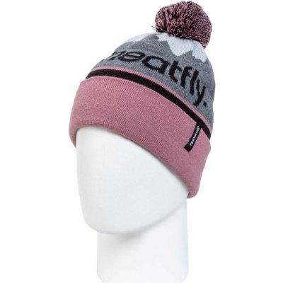 Meatfly Robb beanie Grey/Dusty rose – Hledejceny.cz