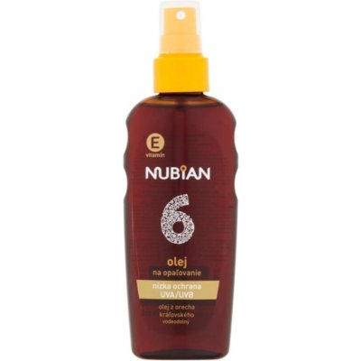 Nubian olej na opalování SPF6 s betakaroténem 150 ml – Zboží Dáma