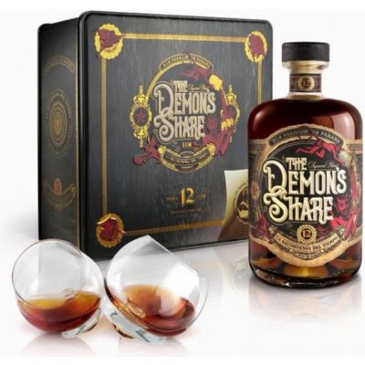 The Demons Share 12y 41% 0,7 l (dárkové balení 2 sklenice)