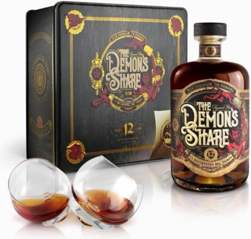 The Demons Share 12y 41% 0,7 l (dárkové balení 2 sklenice)