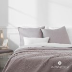 Atmosphera přehoz na postel šedé 240 x 260 cm – Zboží Dáma