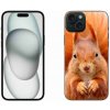 Pouzdro a kryt na mobilní telefon Apple mmCase Gelové iPhone 15 Plus - veverka