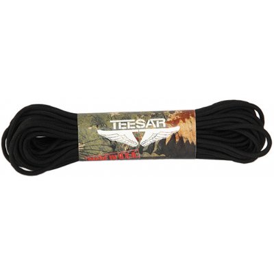 MIL-TEC Šňůra Paracord US 4mm Black dl.30 m – Hledejceny.cz