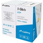 LANBERG KABEL LAN UTP 1GB/S 305M DRÁT CCA – Zboží Živě