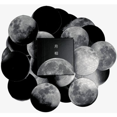 Sada samolepek - Fáze Měsíce (45ks) – Zboží Živě