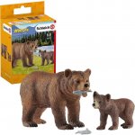 Schleich 42473 Grizzly mládě s matkou – Hledejceny.cz