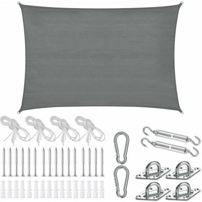 Tectake 406197 2 x 3 m šedá – Sleviste.cz