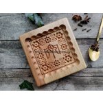 ZAHRADA A INTERIÉR Forma dřevěná na dekorativní perník folklór 13 cm x 13 cm – Hledejceny.cz