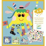 Djeco Kreativní sada se samolepkami Podmořská stvoření – Hledejceny.cz