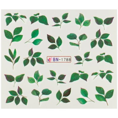 BIO nails Vodolepka BN 1788 listy – Zboží Mobilmania