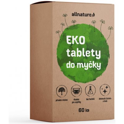 Allnature EKO tablety do myčky 60 ks – Zbozi.Blesk.cz