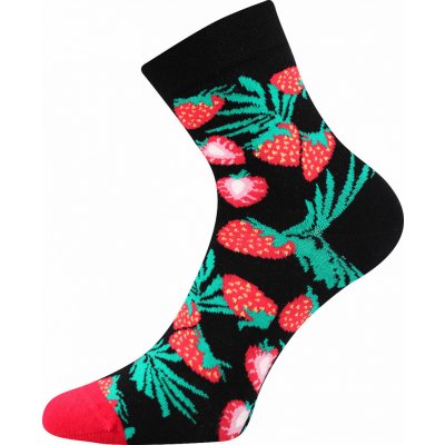 Ponožky Ovoce červená