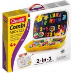 Quercetti Tabule v kufříku Combi ABC + 123 – Zboží Mobilmania