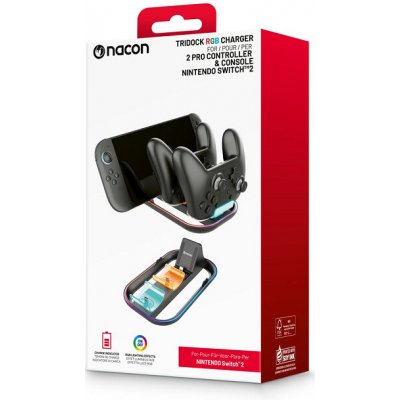Nacon RGB nabíjecí stanice pro ovladač Pro Controller a konzoli Switch 2 – Hledejceny.cz