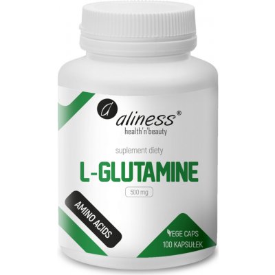 Aliness L-Glutamin 500 mg 100 veg kapslí – Hledejceny.cz