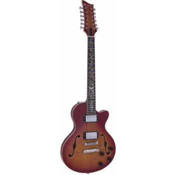 Dimavery LP-612 E-Guitar flamed