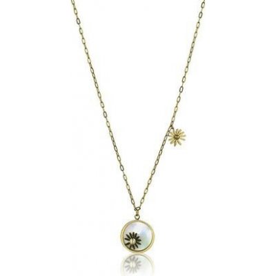 Emily Westwood Okouzlující pozlacený náhrdelník s perletí EWN23048G