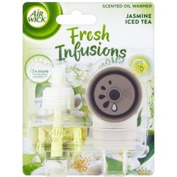 Air Wick Fresh Infusions Elektrický osvěžovač vzduchu a náplň jasmínový ledový čaj 19 ml