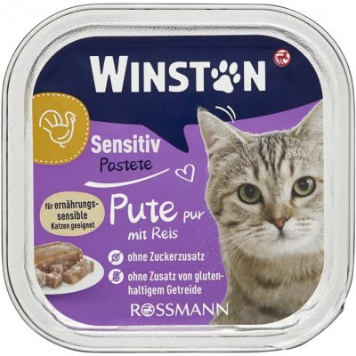 Winston Cat Sensitive krůtí s rýží 100 g – Zboží Mobilmania