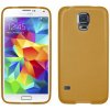 Pouzdro a kryt na mobilní telefon Samsung Pouzdro EGO Mobile Samsung S5 G900F Metallic zlaté