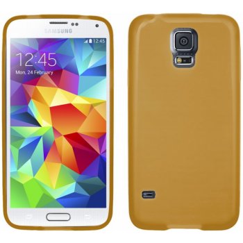Pouzdro EGO Mobile Samsung S5 G900F Metallic zlaté