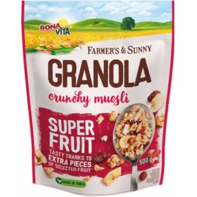 Bonavita musli Granola super fruit 500 g – Zbozi.Blesk.cz