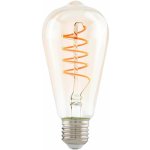 Eglo LED žárovka E27 ST64, 4 W 270 Lm 2200 K, jantarová – Hledejceny.cz
