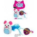 Hr.LKPET Mys se santou 9x17cm a balonek 5cm pro kocky – Sleviste.cz