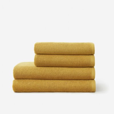 Goldea bavlněný froté ručník soft bez bordury hořčicový 50 x 100 cm – Sleviste.cz