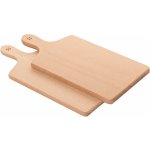 Dřevěná deska na krájení s rukojetí 28 x 12 cm set 2 ks - Basic – Zboží Mobilmania
