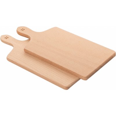 Dřevěná deska na krájení s rukojetí 28 x 12 cm set 2 ks - Basic – Zboží Mobilmania