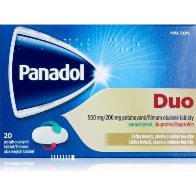 PANADOL DUO 500MG/200MG TBL FLM 20 – Hledejceny.cz