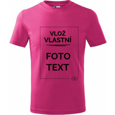 dětské tričko s potiskem růžová – Zboží Dáma