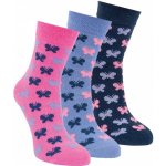 RS Dětské dívčí bavlněné vzorované ponožky mix barev – Zboží Mobilmania